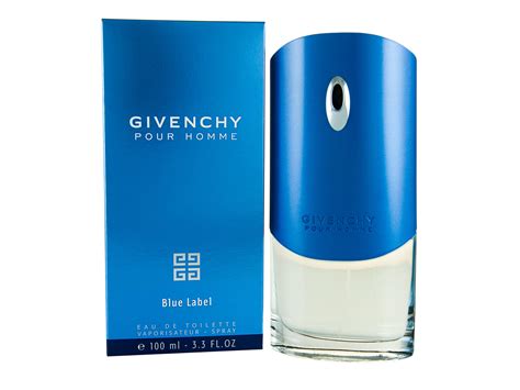 givenchy pour homme blue label edt|givenchy perfume remove label.